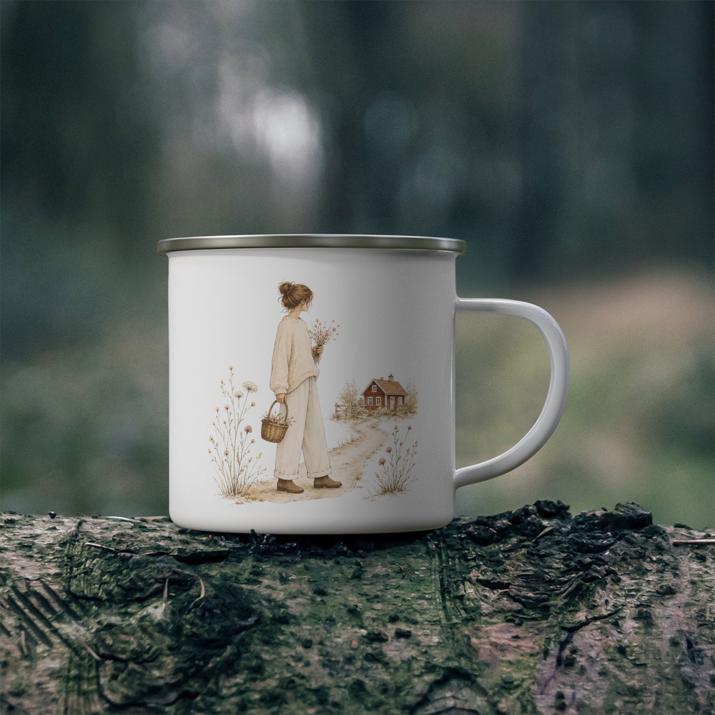 Meadow Nap Enamel Camping Mug