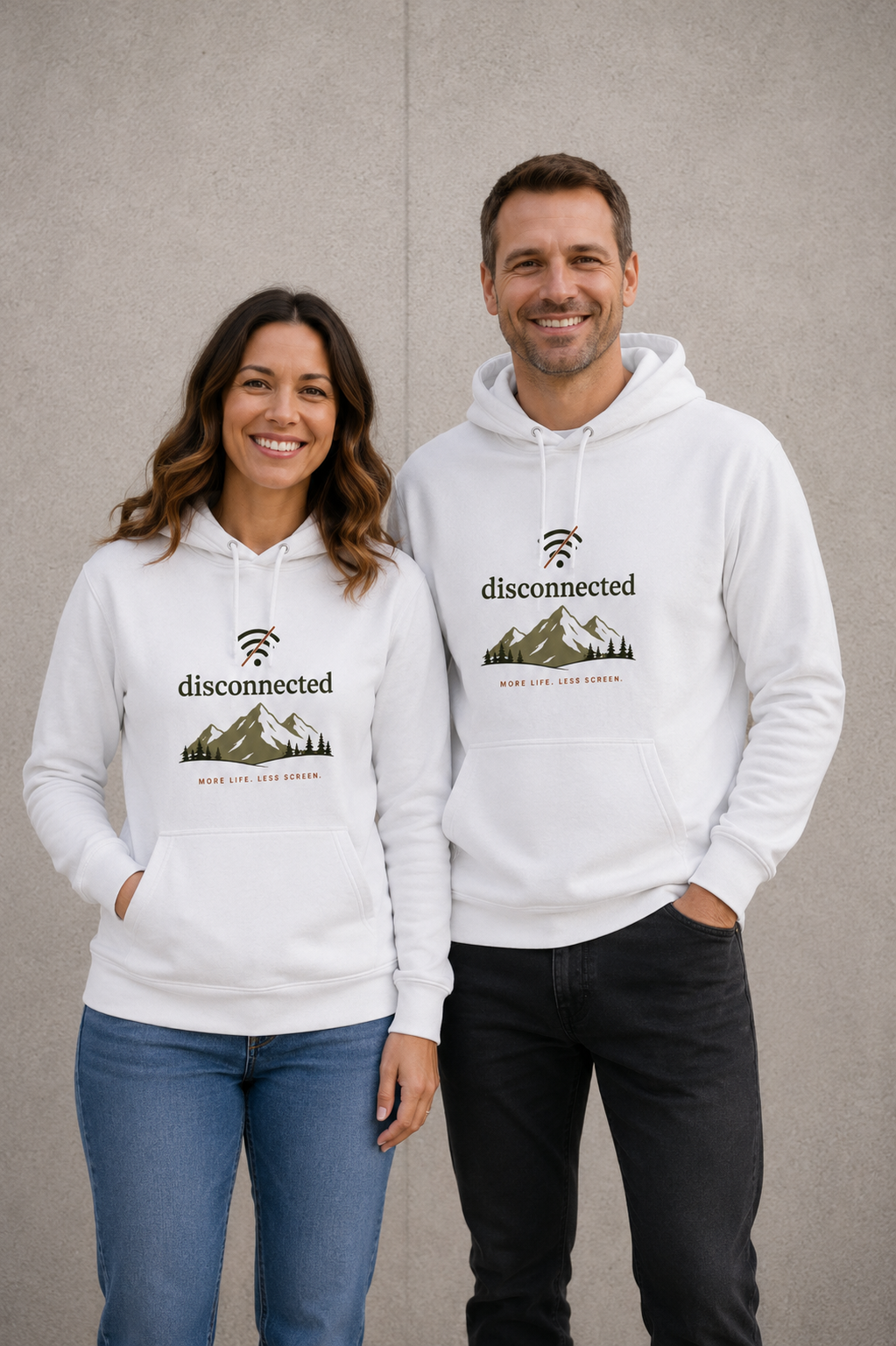 Disconnected Mountain Unisex Hoodie