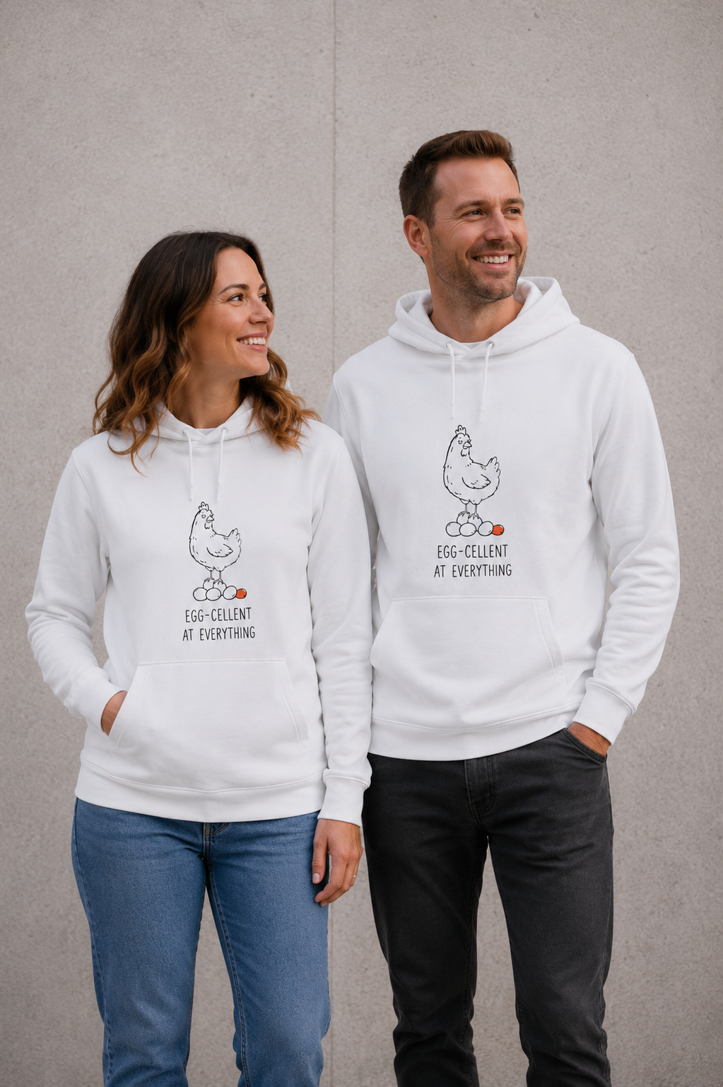 Eggcellent Chicken Unisex Hoodie