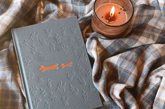 Gemütlicher Abend mit Buch und Kerze