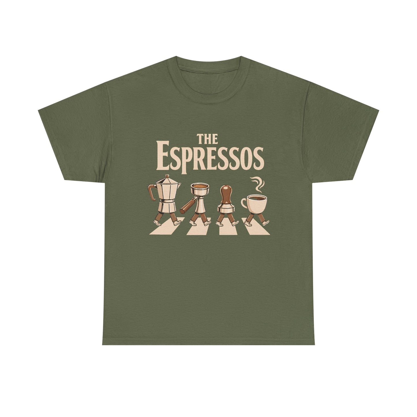 Espressos Band T-Shirt — Coffee Brewing Chessboard Graphic Tee