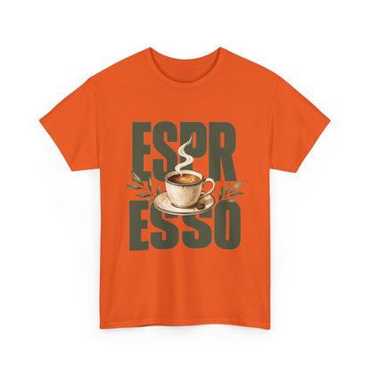 Espresso Coffee Tee — Retro Cup Graphic Coffee Lover T-Shirt