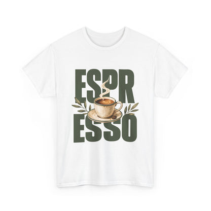 Espresso Coffee Tee — Retro Cup Graphic Coffee Lover T-Shirt