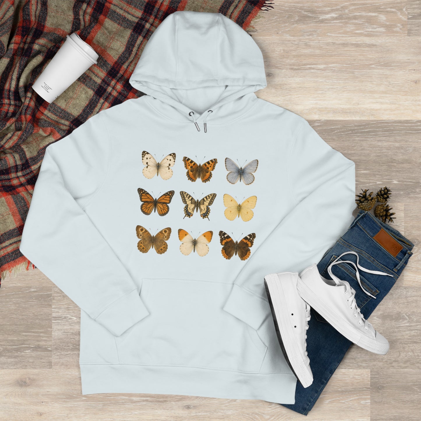 Butterfly Garden Unisex Hoodie