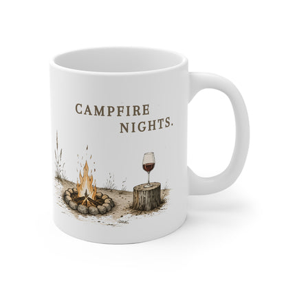 Campfire Nights Ceramic Mug