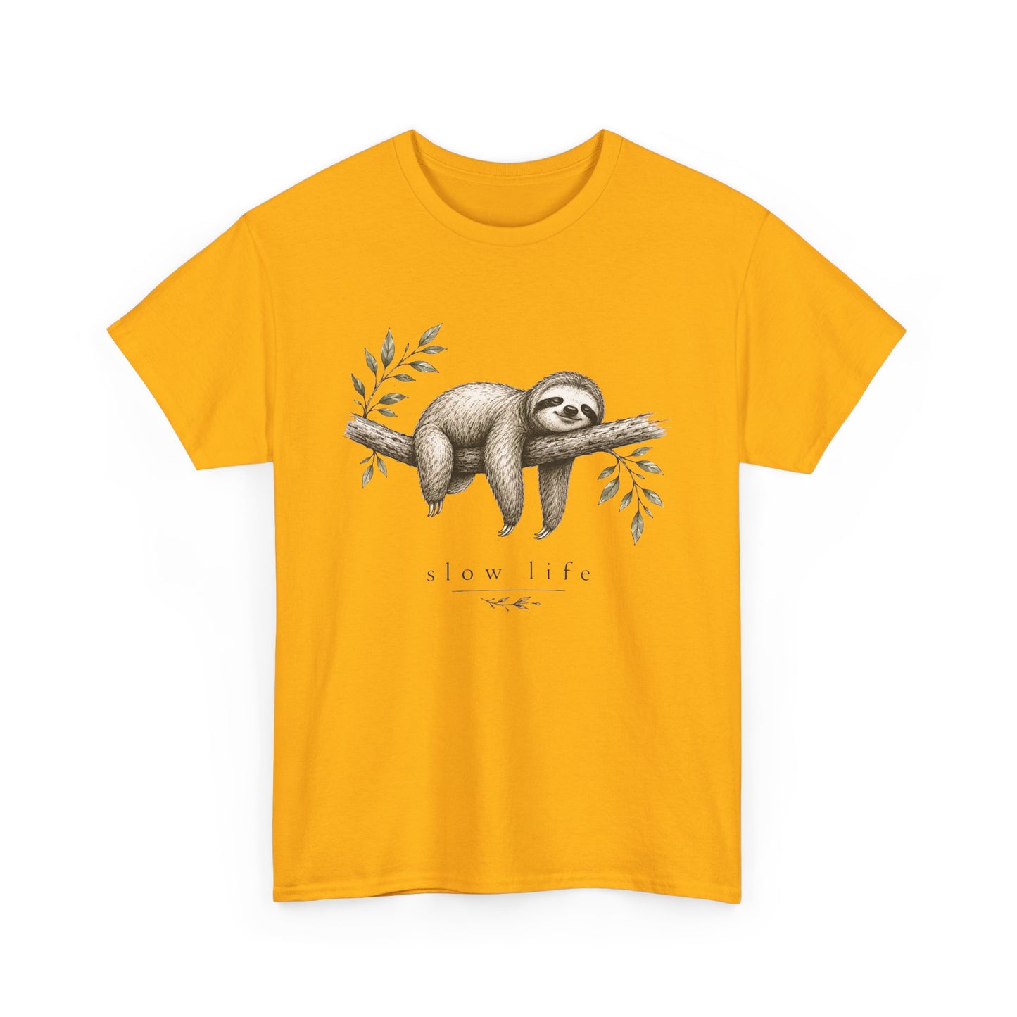 Sloth 'Slow Life' Graphic Tee