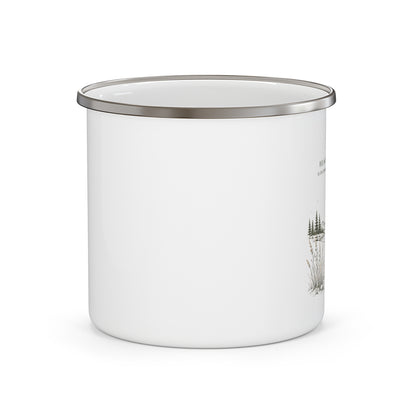 Lake Shore Enamel Camping Mug