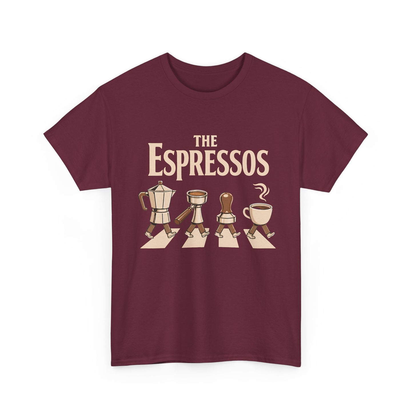 Espressos Band T-Shirt — Coffee Brewing Chessboard Graphic Tee