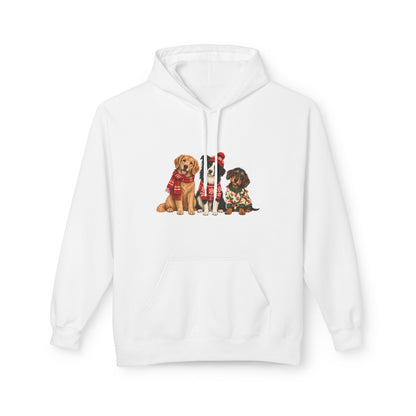 Weihnachtshunde – Unisex Hoodie