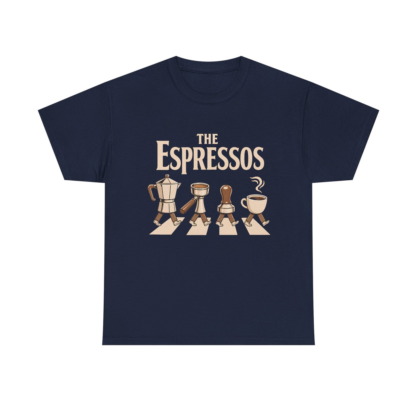 Espressos Band T-Shirt — Coffee Brewing Chessboard Graphic Tee