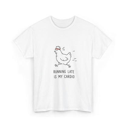 Cardio Chicken – Unisex Hühner-T-Shirt