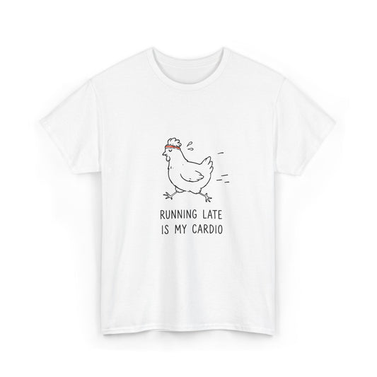 Cardio Chicken – Unisex Hühner-T-Shirt