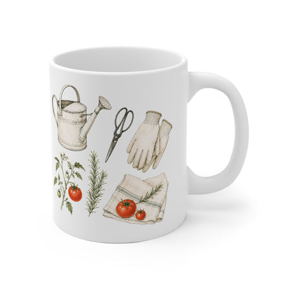 Tomato Garden Ceramic Mug