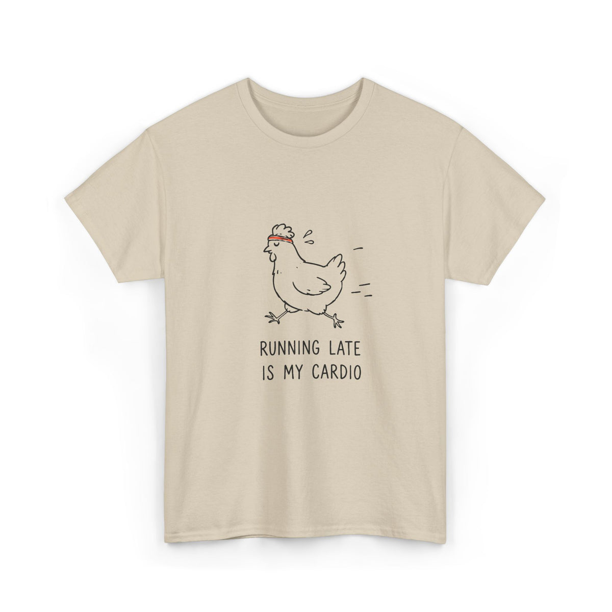 Cardio Chicken – Unisex Hühner-T-Shirt