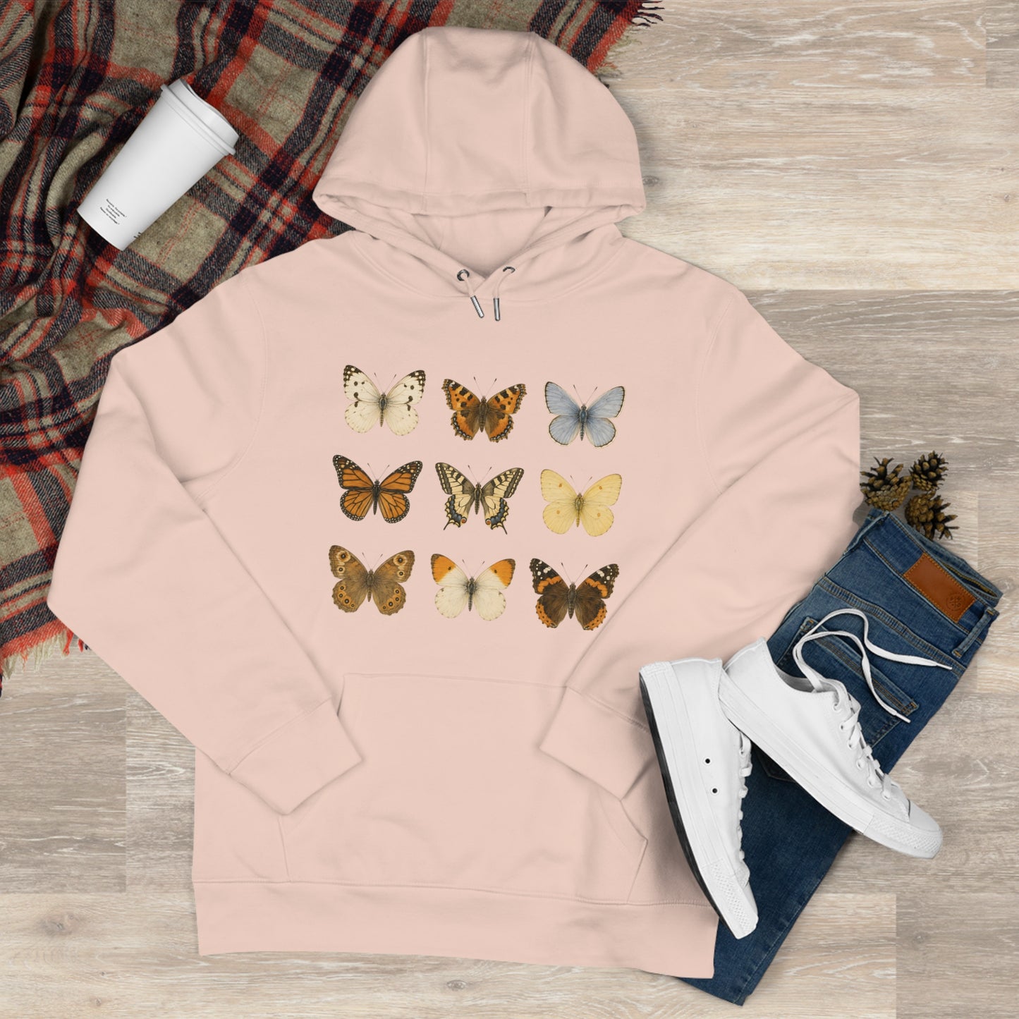 Butterfly Garden Unisex Hoodie