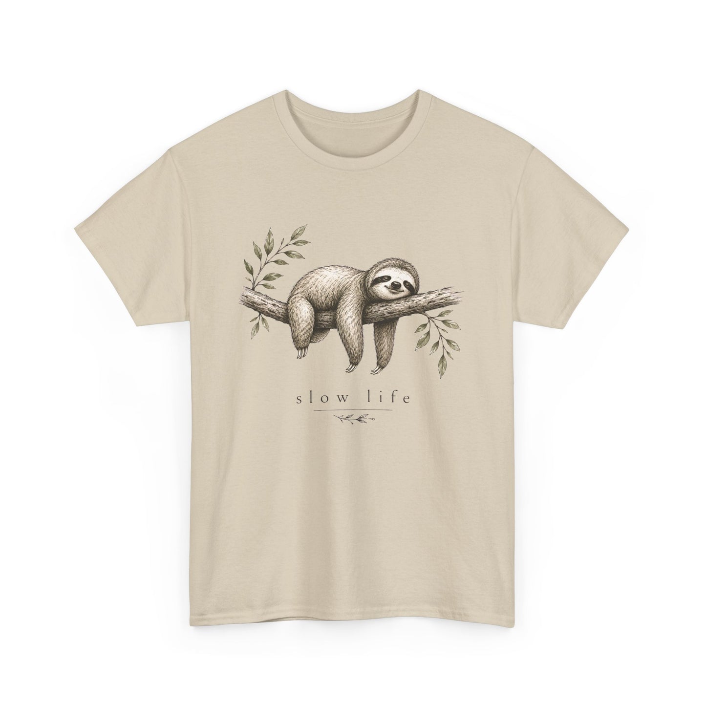 Sloth 'Slow Life' Graphic Tee