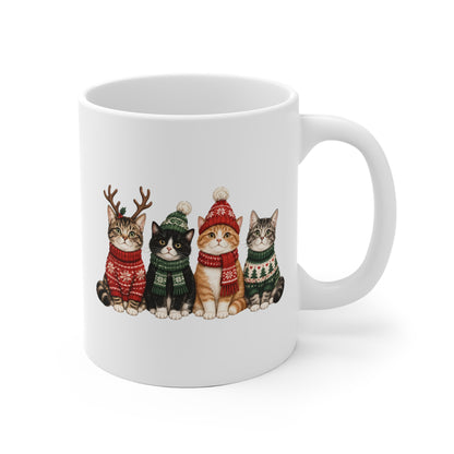 Weihnachtskatzen – Keramikbecher