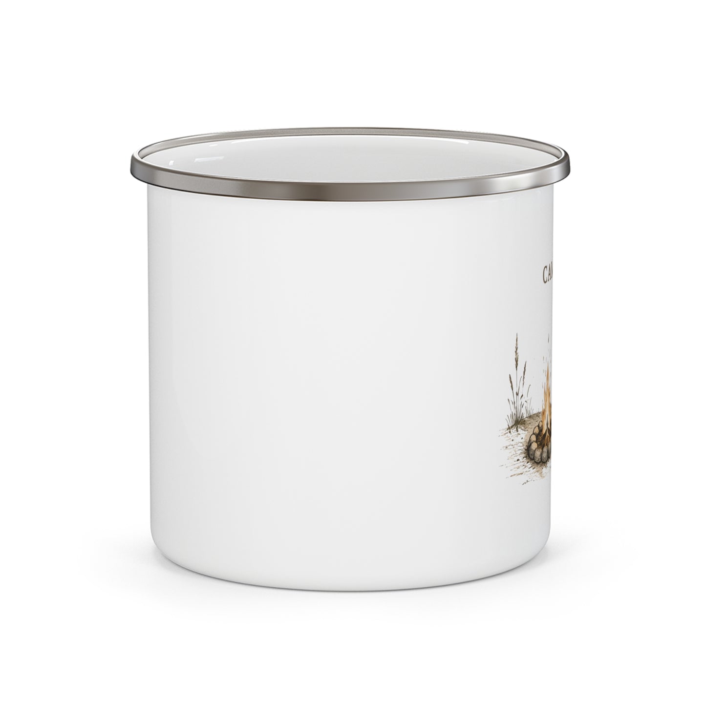 Cozy Hedgehog Enamel Camping Mug