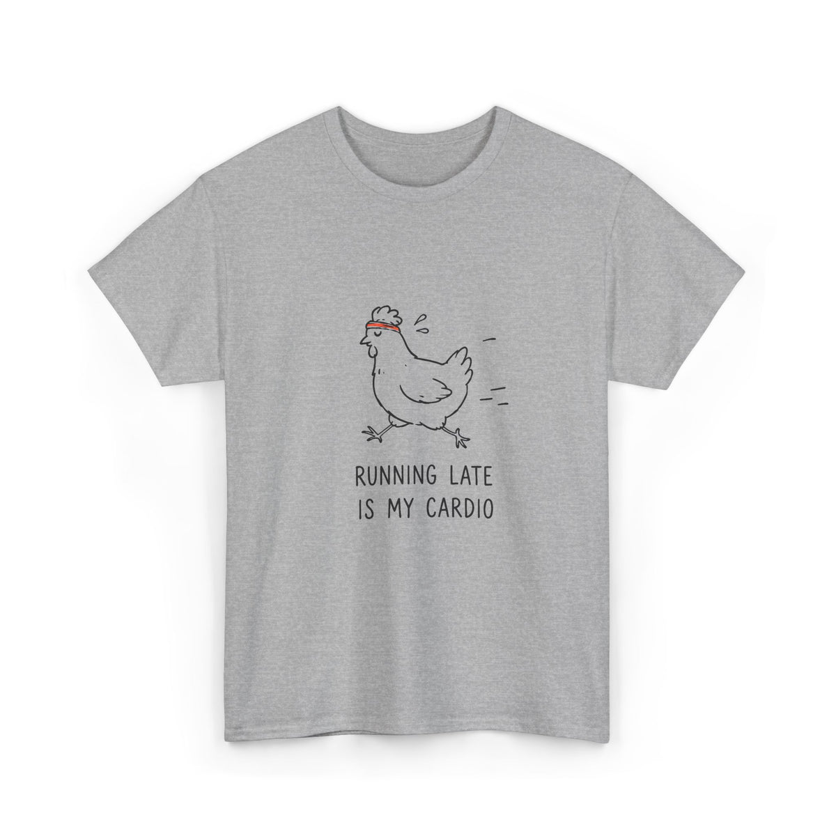 Cardio Chicken – Unisex Hühner-T-Shirt