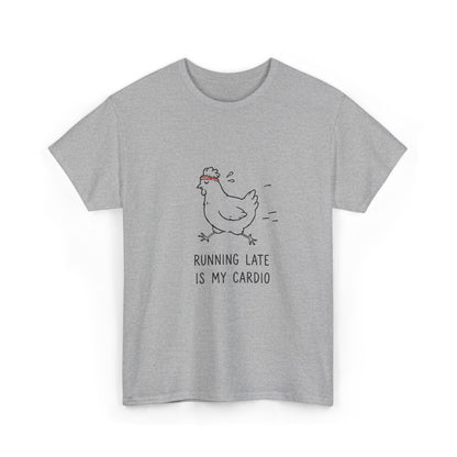 Cardio Chicken – Unisex Hühner-T-Shirt