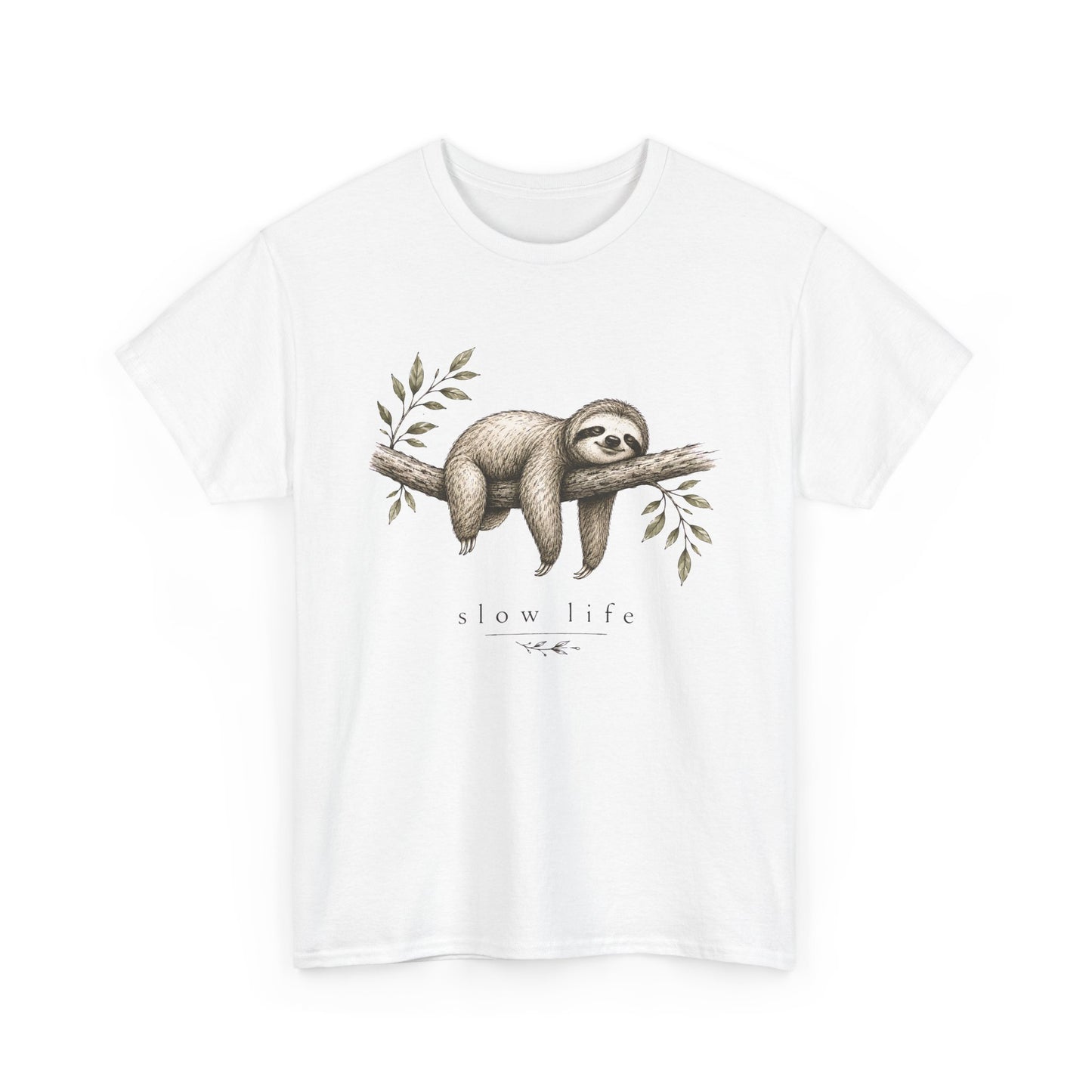Sloth 'Slow Life' Graphic Tee