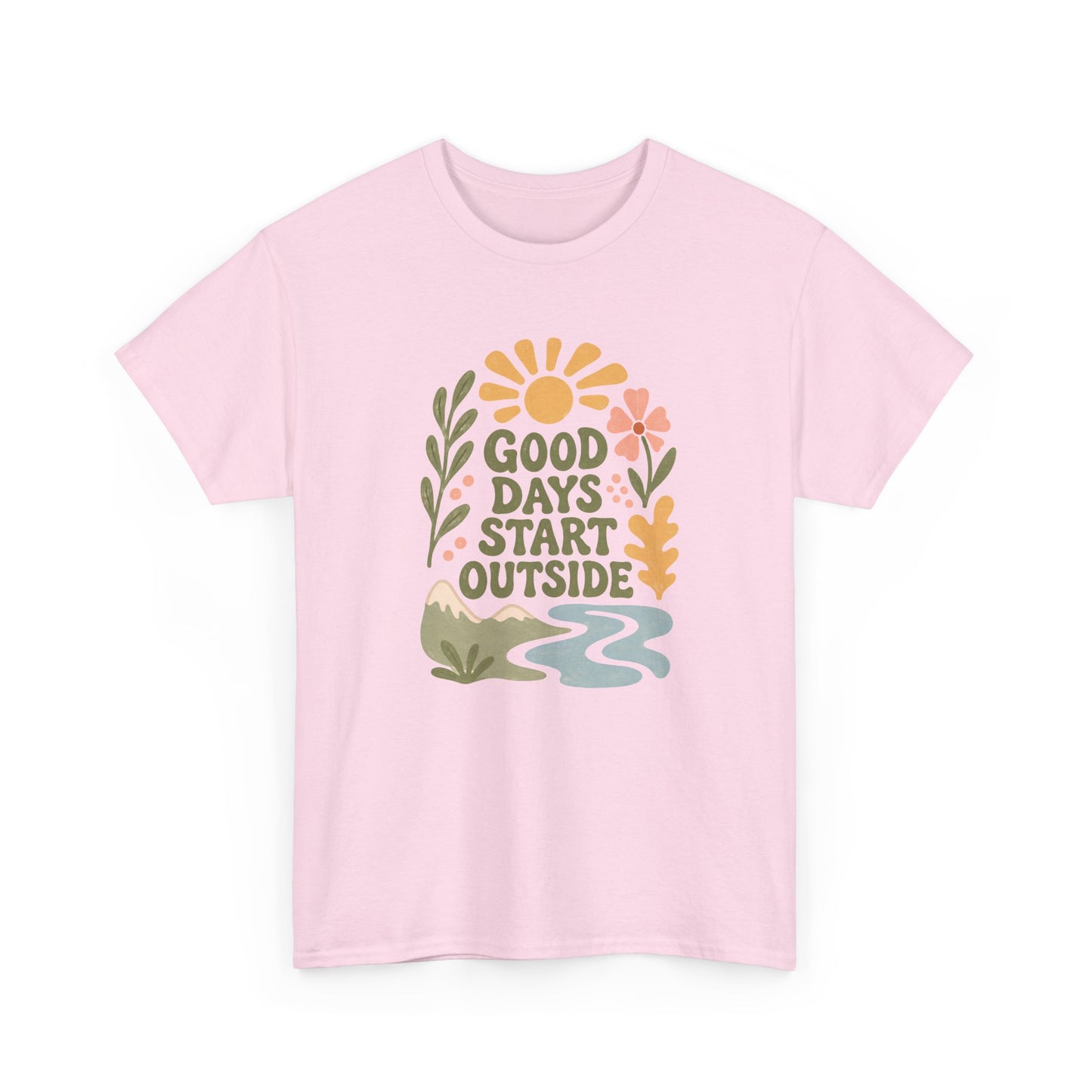 Good Days Start Outside T-Shirt — Nature Graphic Tee