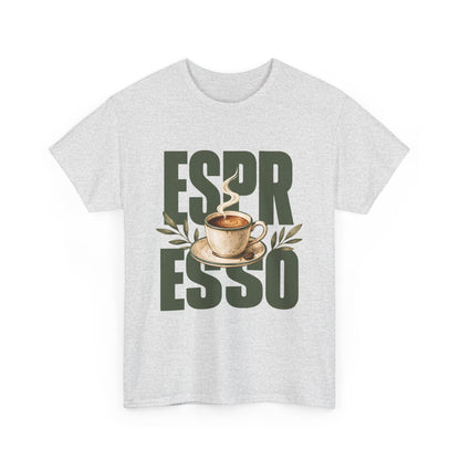 Espresso Coffee Tee — Retro Cup Graphic Coffee Lover T-Shirt