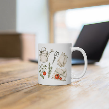 Tomato Garden Ceramic Mug