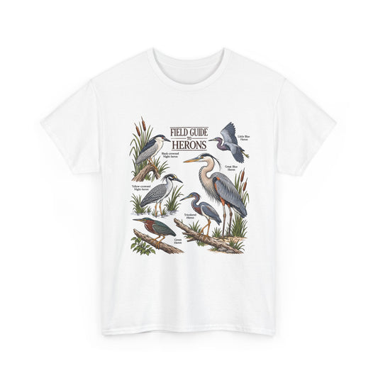 Reiher-Feldführer – Unisex T-Shirt für Vogelfans