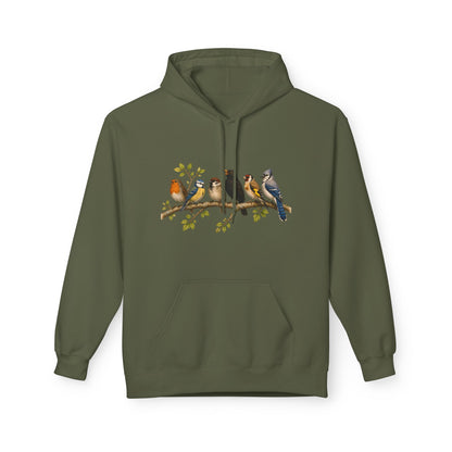 Vögel auf einem Ast – Unisex Hoodie