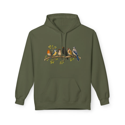 Vögel auf einem Ast – Unisex Hoodie