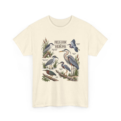 Reiher-Feldführer – Unisex T-Shirt für Vogelfans