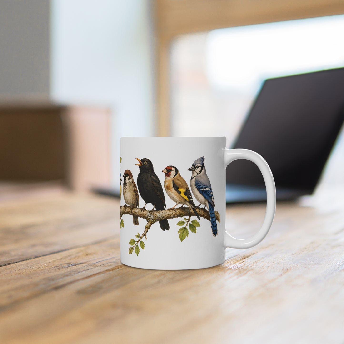 Bird Branch Ceramic Mug