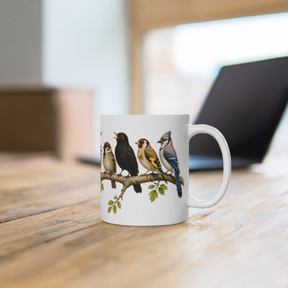 Bird Branch Ceramic Mug
