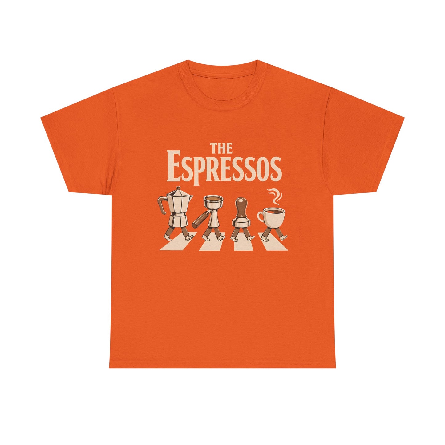 Espressos Band T-Shirt — Coffee Brewing Chessboard Graphic Tee
