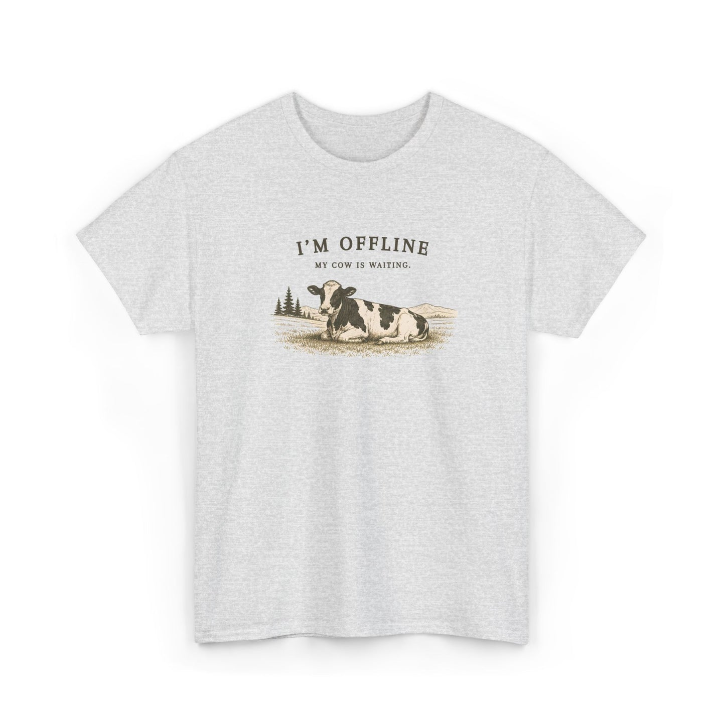 Offline Cow Unisex T-Shirt