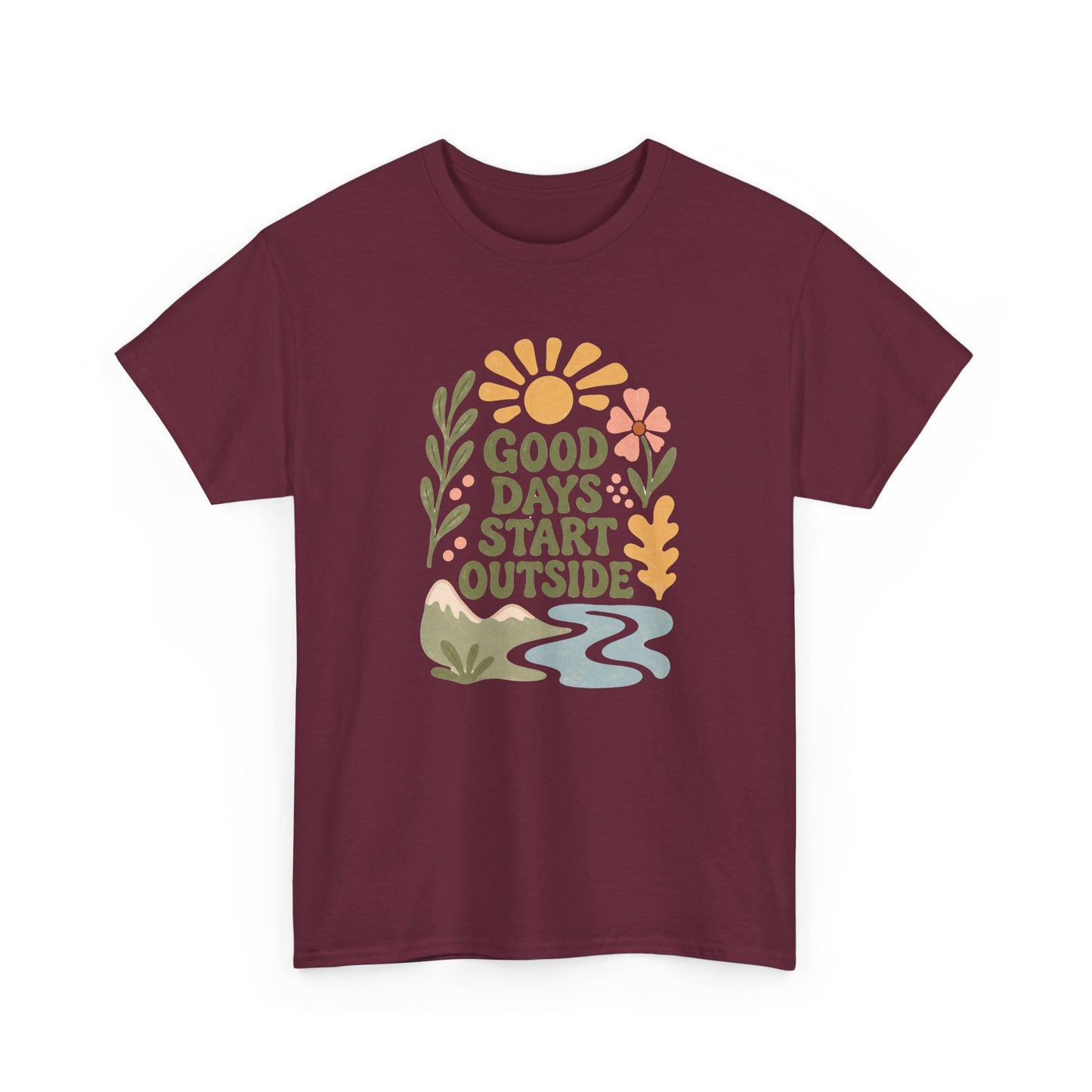 Good Days Start Outside T-Shirt — Nature Graphic Tee