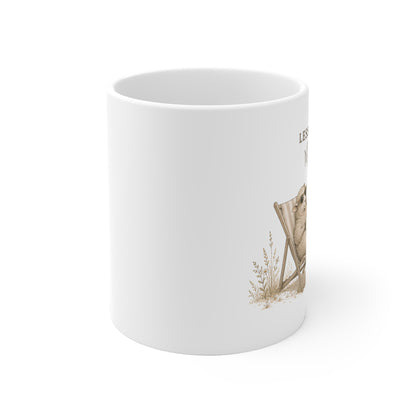 Less Work Ceramic Mug