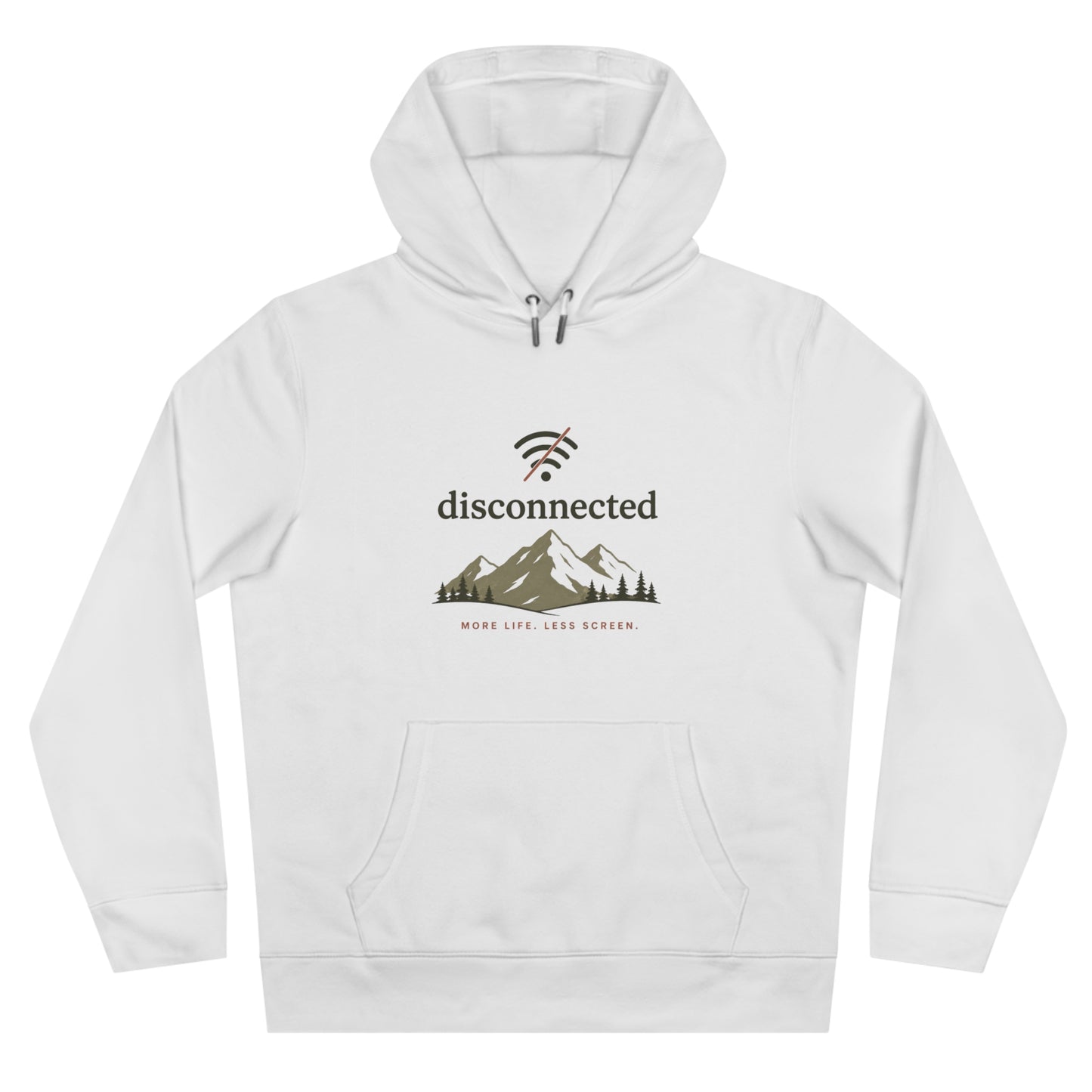 Disconnected Mountain Unisex Hoodie
