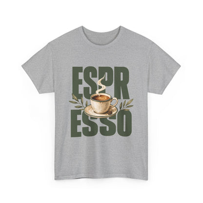 Espresso Coffee Tee — Retro Cup Graphic Coffee Lover T-Shirt