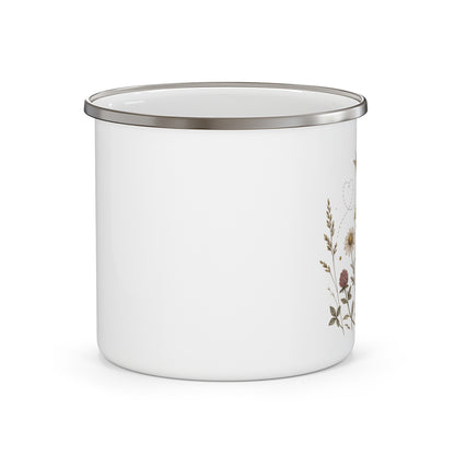Meadow Heart Enamel Camping Mug