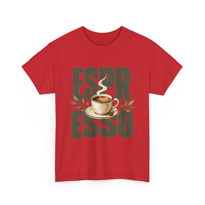 Espresso Coffee Tee — Retro Cup Graphic Coffee Lover T-Shirt