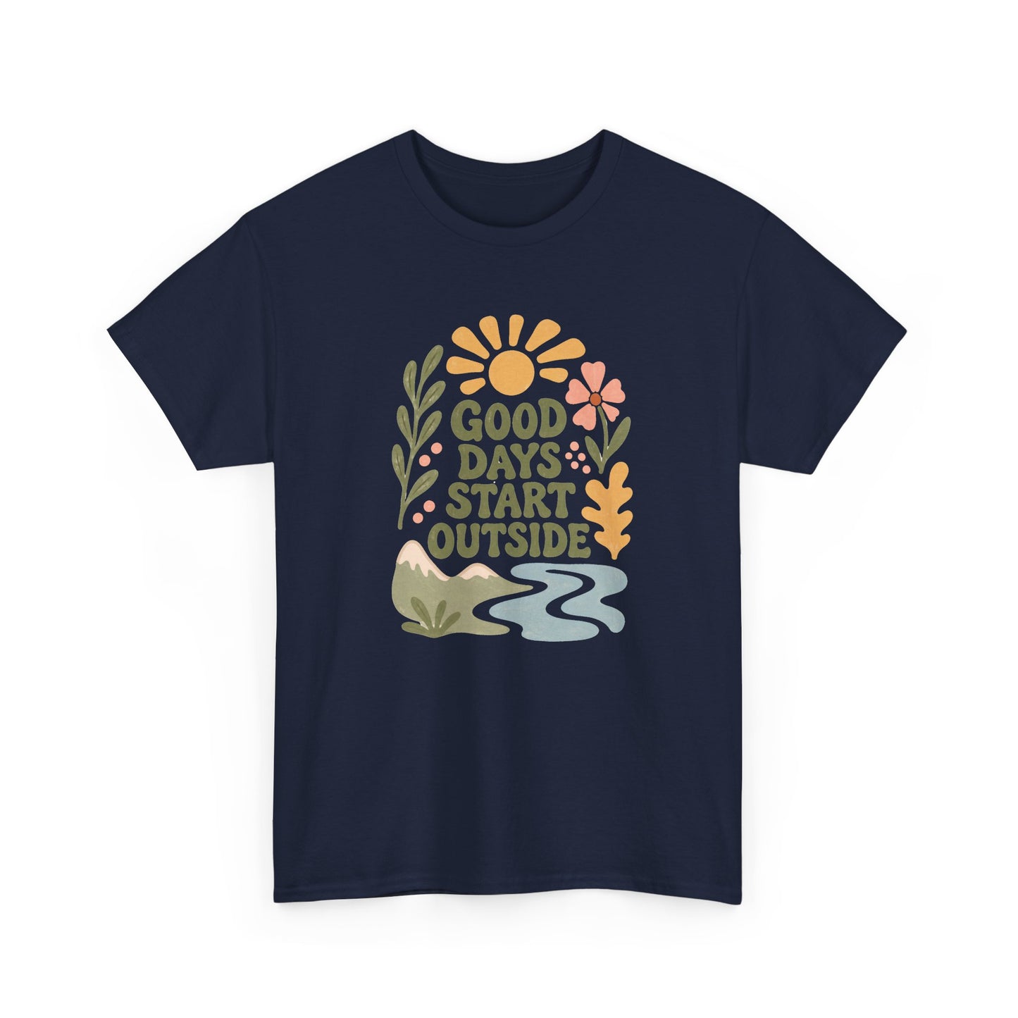 Good Days Start Outside T-Shirt — Nature Graphic Tee