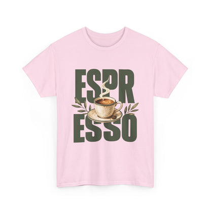Espresso Coffee Tee — Retro Cup Graphic Coffee Lover T-Shirt
