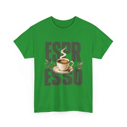 Espresso Coffee Tee — Retro Cup Graphic Coffee Lover T-Shirt