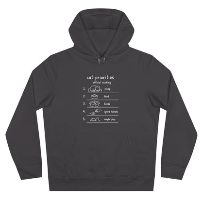 Cat Priorities Unisex Hoodie