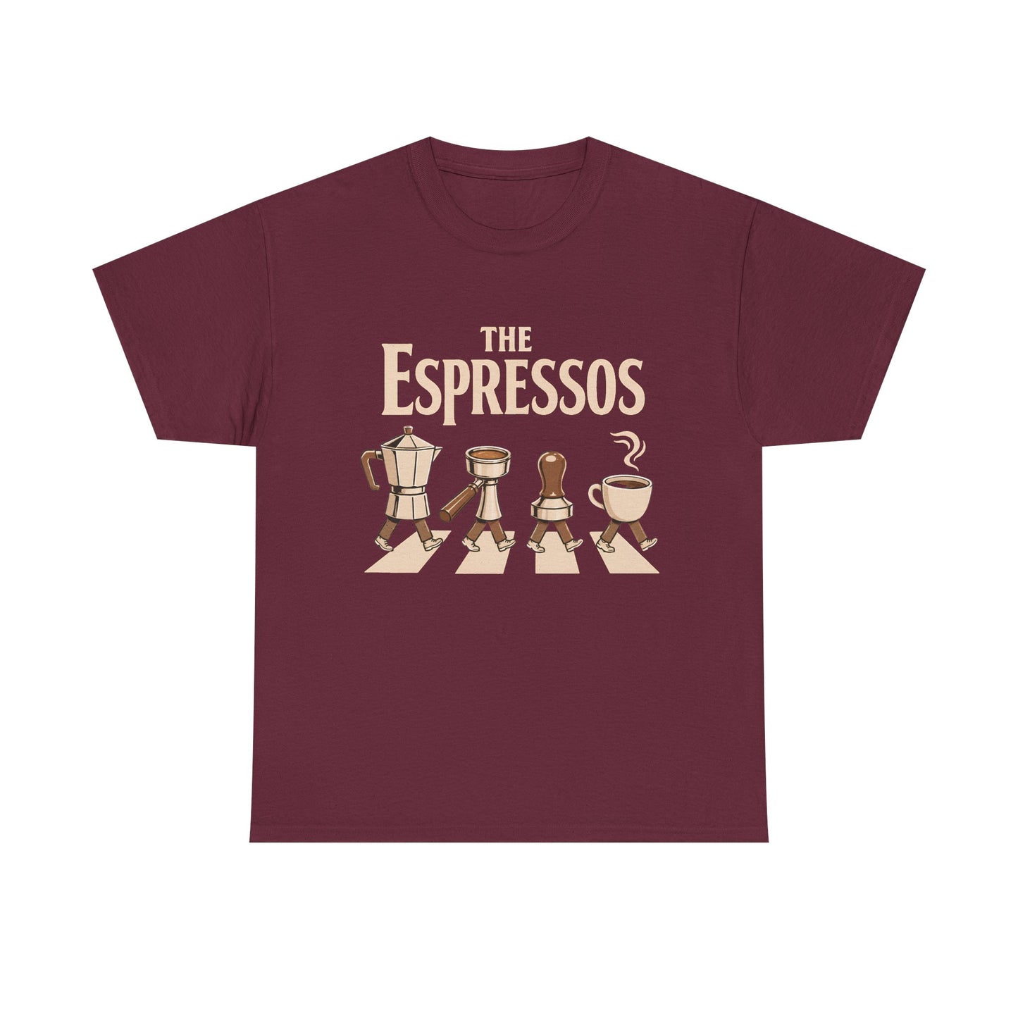 Espressos Band T-Shirt — Coffee Brewing Chessboard Graphic Tee