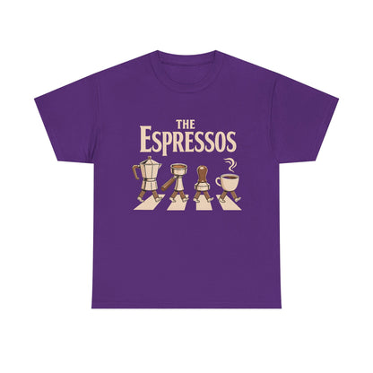 Espressos Band T-Shirt — Coffee Brewing Chessboard Graphic Tee
