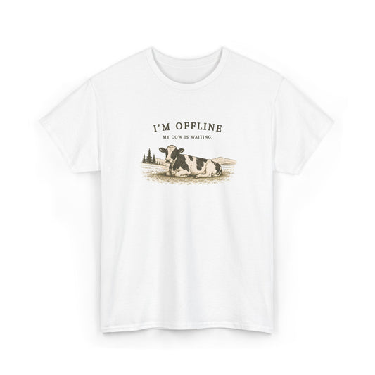 Offline Cow Unisex T-Shirt
