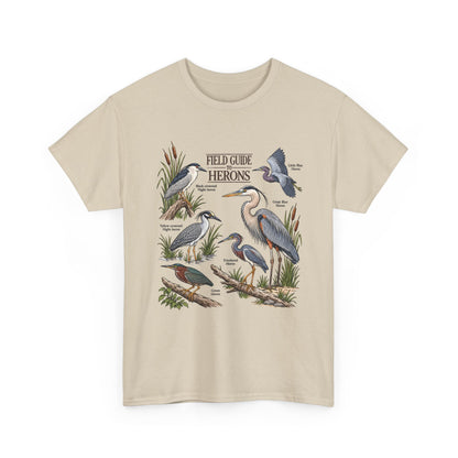 Reiher-Feldführer – Unisex T-Shirt für Vogelfans